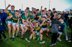 The Kerry team celebrate with the trophy 1/5/2024 