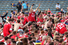 Cork fans celebrate after the game 19/5/2024