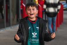 Scarlets fans ahead of the game 25/10/2024