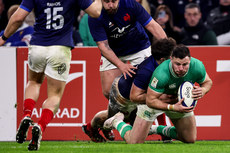Robbie Henshaw is tackled 2/2/2024