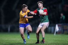 Conor McStay is challenged by Adam Battle 26/10/2024