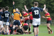 Monkstown are awarded a try 1/2/2016