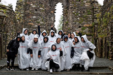 The Palestinian team on their visit to Glendalough 13/5/2024