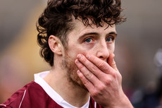 Kieran Molloy dejected after the game ends in a draw 4/2/2024