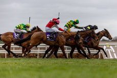Darragh O’Keeffe on Lord Erskine overtakes the field to win The Timeless Sash Windows Handicap Hurdle 4/2/2024
