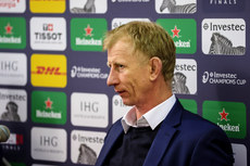 Leo Cullen during the post match press conference 4/5/2024