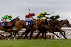 Darragh O’Keeffe on Lord Erskine overtakes the field to win The Timeless Sash Windows Handicap Hurdle 4/2/2024