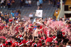 Cork fans celebrate after the game 19/5/2024