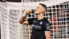 Colin McCabe drinks a Coca Cola that is thrown at him 19/5/2023 