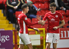 Mark Randall celebrates scoring a goal 13/11/2024