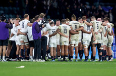 The England team huddle after there sides loss 16/11/2024