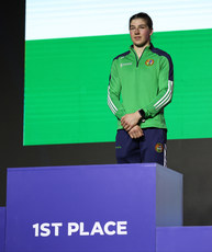 Aoife O’Rourke waits to be presented with her gold medal 27/4/2024