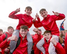 Cuala fans celebrate after the game 20/10/2024 