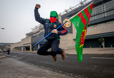James “The Mayo Bandit” Fitzgerald outside Croke Park today 6/12/2020