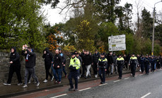 Drogheda fans arriving 1/4/2024