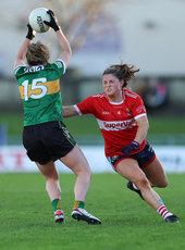 Hannah O'Donoghue in action against Dara Kiniry 5/2/2024
