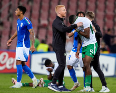 Paul McShane consoles Sinclair Armstrong 15/10/2024