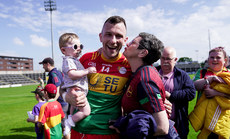 Daragh Foley celebrates with his mother Bernie and daughter Isla 12/5/2024
