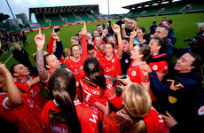 Shelbourne celebrate winning The FAI Cup 20/10/2024 