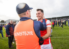 Austin O'Malley and Peter Duffy celebrate winning 20/10/2024 