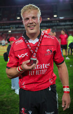 JC Pretorius with the player of the match award 18/5/2024