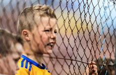 A young Clare fan cheers on his team 21/5/2023 