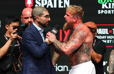 Ariel Helwani and Jake Paul 14/11/2024