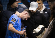 Ronan Finn is consoled by Richie Towell after the game 28/10/2024