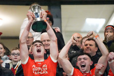 Conor McConville lifts the senior championship trophy 26/10/2024