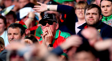 Mayo fan looks on near the end of the game 24/4/2022