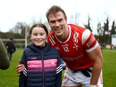 Conor Grimes with a supporter after game 4/2/2024