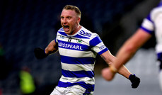 Brian Hurley celebrates at the final whistle 27/10/2024