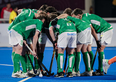 The Ireland team huddle 10/2/2024 