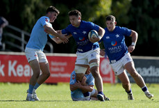 Aaron O’Brien is tackled by Des Fitzgerald 19/10/2024