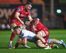 Cobus Wiese is tackled by Max Douglas 18/10/2024 