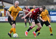 Joe Crowe in action with Harry Franklin 16/11/2024