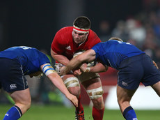 Munster's Billy Holland and Leinster's Luke Fitzgerald 27/12/2015
