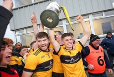 Kieran Tobin lifts the Dr. Maguire Cup 13/10/2024