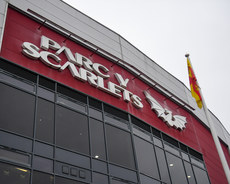 A view of Parc y Scarlets before the game 18/10/2024