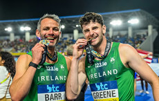 Thomas Barr and Cillín Greene with their bronze medals 5/5/2024 