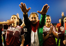 Nasser Dahbour celebrates after the game 15/5/2024