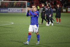 Joel Cooper celebrates after a 1-0 victory 16/11/2024