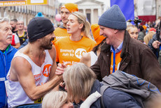 Colin Farrell shakes hands with Malachy Fogarty after the race 27/10/2024