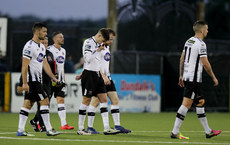Dundalk players at the final whistle 10/7/2019