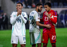 Shea Charles, Brodie Spencer and Pierce Charles after the game 18/11/2024