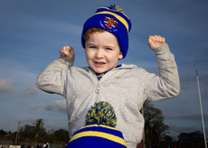 A young Loughrea supporter celebrates 10/11/2024