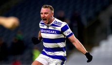 Brian Hurley celebrates at the final whistle 27/10/2024