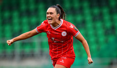 Jess Gargan celebrates scoring her side’s third goal 20/10/2024 