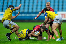 Richard Kriel is tackled by Gonzalo Garcia 19/10/2024