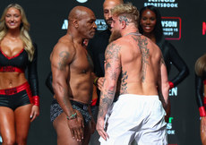 Mike Tyson and Jake Paul 14/11/2024